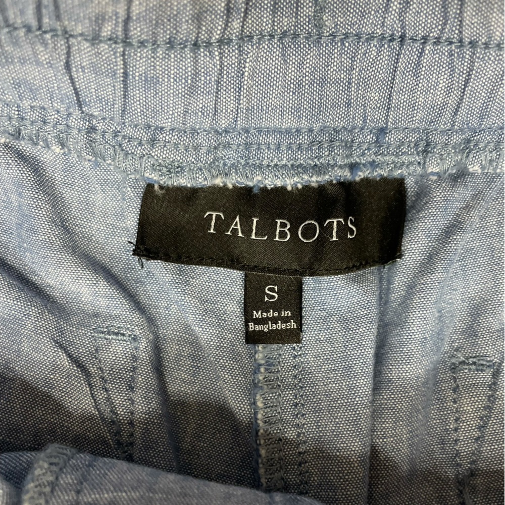 EUC Talbots Chambray Pull-on Shorts (E-1) - Picture 6 of 7